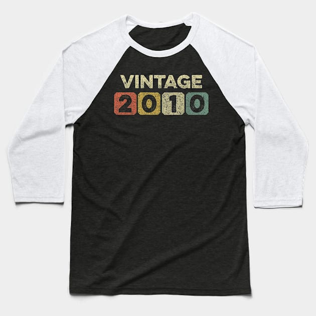 Vintage 2010 Baseball T-Shirt by mahmuq